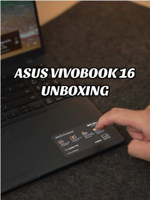 “Big screen. Bold performance.” #AsusVivobook16 #Unboxing #Asus #Tech #Techtok 