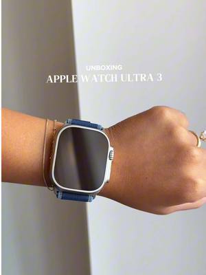 Apple Watch Ultra 3 Unboxing ✨ It's my first time owning an Ultra so i'm so excited to play around with it more!! #applewatchultra3 #applewatchultra #applewatch #applewatchunboxing 