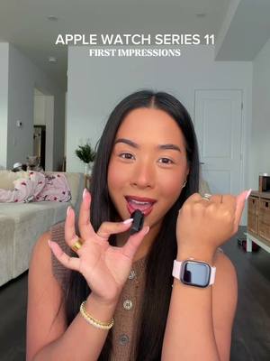 First impression if the APPLE WATCH SERIES 11 ⌚️💤 #applewatchseries11 #applewatch #applewatchsleepscore 
