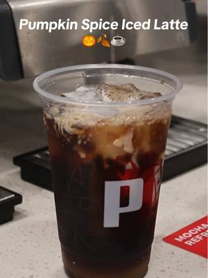 our pumpkin spice is fall in every cup, without the high price tag #pumpkinseason #PSL #pumpkinspicelatte #fallcoffee #fyp