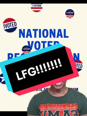 LFG fam!!!! #vote #greenscreen 