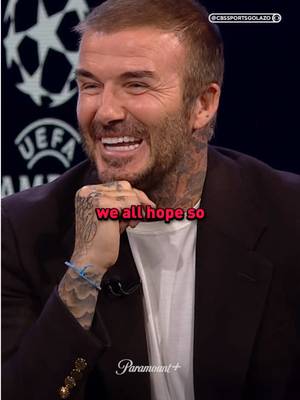Kate tried to bait David Beckham on ‘In the Mixer’ 😅 #ucl #ucltoday #championsleague #davidbeckham #lionelmessi 