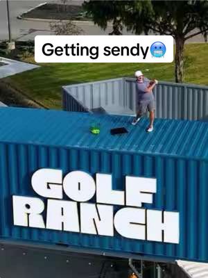 Getting sendy at the ranch ⛳️🤫😤 #gettingsendy #golfranch #golftok #golfswing 