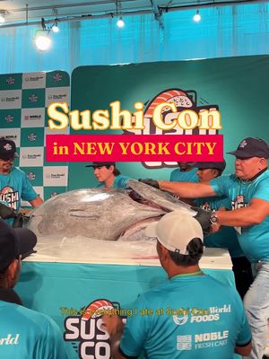 This is everything I ate at Sushi Con, the biggest sushi expo in the U.S. 🍣 📍 @sushicon_official, New York City 🎥: @bonnieszeng #nycfood #nyceats #sushicon