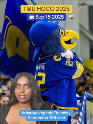 Cheer on the Bold this Thursday, Sept 18 at homecoming! 🏒 #hoco #tmu #torontomet #tmubold #hockey 