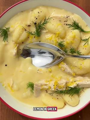 Here’s how to make Avgolemono Chicken Soup With Gnocchi: • 2 quarts chicken stock (preferably homemade) • 3 cups torn rotisserie chicken (or other cooked chicken) • 3 medium lemons • Salt and black pepper • 1 pound shelf-stable or refrigerated gnocchi • 5 egg yolks (see Tip to save the egg whites) • 4 garlic cloves, grated • Fresh dill (optional), for garnish To a large pot over high, add the chicken stock, torn chicken and 2 teaspoons grated lemon zest (from about 1 lemon). Add a hefty pinch of salt (remember, you are seasoning a lot of liquid!) and a few cracks of black pepper and bring to a boil over high. Reduce the heat to medium and simmer for 2 minutes. Add the gnocchi to the soup and continue simmering for 3 minutes. Meanwhile, squeeze enough lemon juice into a heatproof liquid measuring cup to get ½ cup juice. Add the yolks and the garlic to the juice and whisk to combine. While constantly whisking, slowly stream 2 cups of the simmering chicken stock into the egg yolk mixture to temper the eggs. Add the tempered yolk mixture to the pot all at once and stir to combine. Turn the heat off right after incorporating the eggs. Taste and season with more salt as needed. Serve with additional lemon zest on top, freshly cracked black pepper and dill, if using. Tip: Don’t discard those leftover egg whites! They will keep, refrigerated, for up to 4 days — and are perfect for an egg white frittata with leeks or pavlova (or another use).