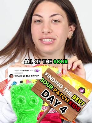 Replying to @👉🏿👈🏿🇲🇽 Alex ⚽✝️ Day 4 Of Trying To Find The Best Sour Patch Kid  #series #sourpatchkids #candy #strawberry #peach 
