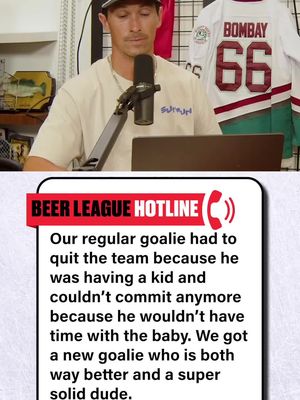 YIKES! 😬🥅 #NHL #hockey #beerleaguehotline 