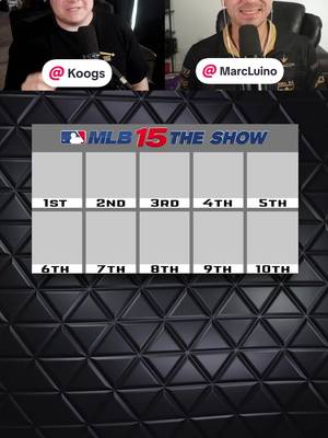 Guess the top 10 teams from MLB 15 The Show feat. @Marc Luino #MLB #mlbtheshow #top10 