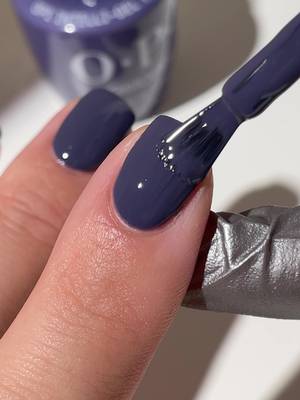 Talk about the perfect fall nail 💙 Less is Norse is a dark ice blue that’ll keep you wanting more. #OPI #OPIObsessed #fallnails