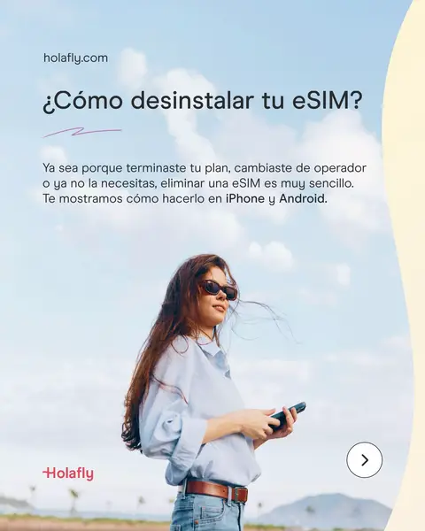 Ya sea porque terminaste tu plan, cambiaste de operador o simplemente ya no la necesitas, eliminarla es muy sencillo. ⚡ #holafly #esim #datosilimitados viajarconesim #eliminaresim 