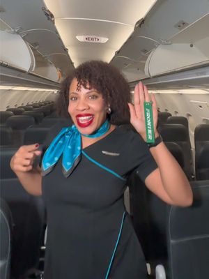This is your sign to become a flight attendant ✈️ Did we mention we’re hiring?💚 #FrontierAirlines #FlightAttendantLife #CrewTok 