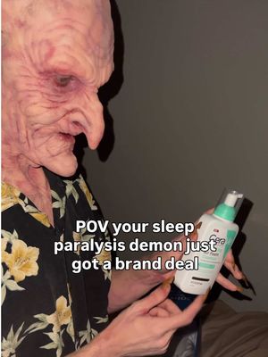 I wish this was MY sleep paralysis demon #ad #comedy #sleep #skincare #ceravepartner @CeraVe 