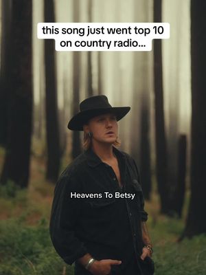 time to celebrate yall! Heavens To Betsy reaching the top 10 on country radio has been such a milestone for a song that has been with me for a while now. i love hearing, night after night, the stories yall tell me about what this one means to you. thank ye again for listening to this track. thank ye country radio for believin in this boy from nowhere Maryland. 🤘  #countryradio #countrymusic #jacksondean #heavenstobetsy 