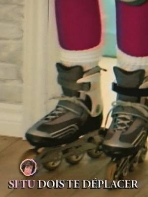 WOW!! du point A au point B en patins roues alignées 🛼(ha,,ha,,,ha,,) #transportactif #bouge #karaoke 