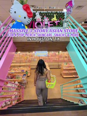 MASSIVE 3-STORY ASIAN STORE FOR K-POP MERCH, SKINCARE, SNACKS & MORE 🛍️🧸 We had to check out @VioletKpopHtx after seeing their massive selection all over our feed, and the store is truly a dream for those that love Asian culture! From all our favorite Buldak ramens and niche snacks we haven’t seen since our Japan & Korea trip, to the latest skincare, tons of K-pop merch, a Photoism photobooth, and so much more—it’s packed with so many great finds. We drove out to their largest location in Webster, but they also have stores in The Woodlands, Willowbrook, and Deerbrook. If you can make the trip, we recommend Webster—it’s a 3-story treasure hunt you could spend hours exploring.  ✨ Oh and if you’re hitting up The Korean Festival this year (Oct 11–12), stop by Violet K-pop’s booth (# M5) for giveaways and hard-to-find blind boxes (yes, even Labubus!). 🧸 #kpop #houstontexas #htx #houstonfoodie #asianstore 