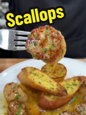 Lemon Garlic Butter Scallops #FYP #foryou #mrmakeithappen 