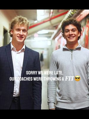The coaches understood the assignment 🫡 #ohl #hockey #soogreyhounds #throwingafit #saultstemarie 