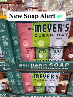 Mrs. Meyers holiday hand soaps are now available at Costco! #CostcoFinds #CostcoTikTok @Mrs. Meyer’s Clean Day @Costco Wholesale 