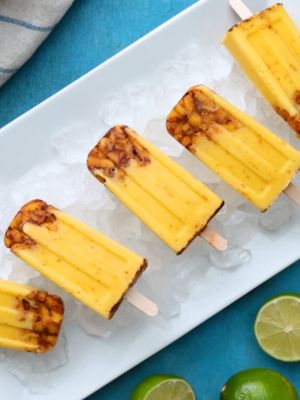 #ad @audiblemarathon too hot? Mango lime chili pops are your cooldown snack. Start listening at the link in bio.