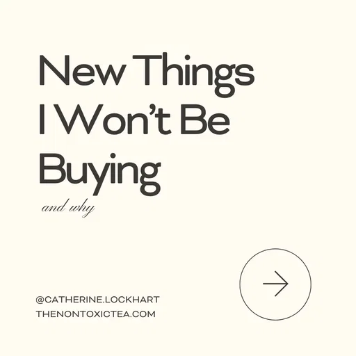 Let me deinfluence you for a sec. New things I won’t be buying this week 