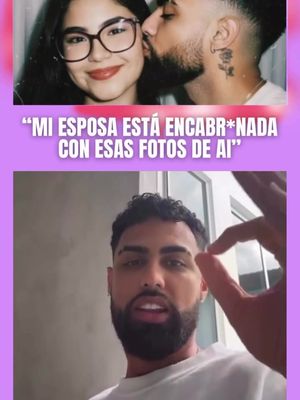 Las fans tienen a #JayWheeler en problemas matrimoniales con #ZhamiraZambrano por fotos creadas con AI‼️🤣 #reggaeton #viral #fyp 