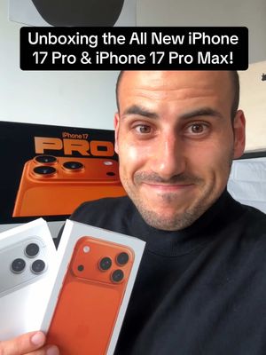That Cosmic Orange finish is absolutely unreal! Do you plan on buying one of the new iPhone 17 Pro models? #iphone17pro #iphone17promax #iphone17 #newiphone #refinedsign