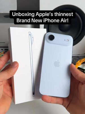 The thinnest iPhone ever, iPhone Air, has arrived and it's going to change our vision on iPhone for good!! Be ready for a new generation of iPhone that's going to push the limits of what's possible, even further! What are your thoughts on the new iPhone Air? Share it with us! #iphoneair #iphone17 #iphoneunboxingasmr #iphone6 #iphoneaircolors 