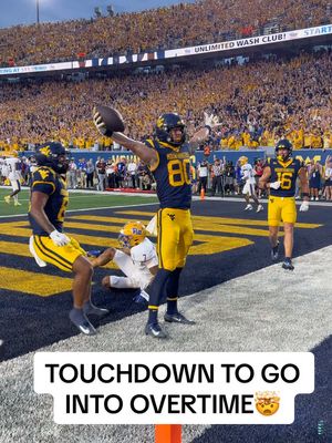 This moment with 11 seconds left 🤯#westvirginiafootball #countryroads  #overtime 