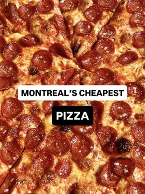Montreal's cheapest pizza!  Who do you think makes the best pizza in MTL?
