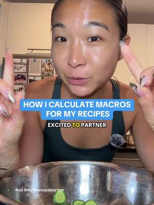 Ever wonder how I calculate the macros for my recipes? 👀 I use @MyFitnessPal to make it super easy 🙌 Perfect for tracking, creating recipes, and staying on top of my nutrition. 💪🥗 #ad #sponsored #MyFitnessPal