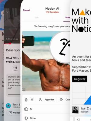 Sorry, I'm busy tomorrow. #MakeWithNotion