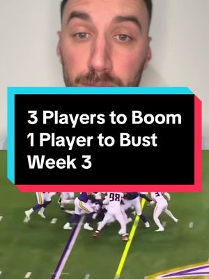 Players to BOOM and BUST in week 3 #fantasyfootball #fantasyfootballtips #fantasyfootballadvice #nflfantasy #raiderswalterpicks 