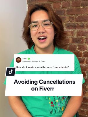 Want to avoid cancellations from clients on Fiverr? Follow these three tips from one of our Customer Success Managers! ✨ #fyp #fiverrtips #fiverrseller #fiverr