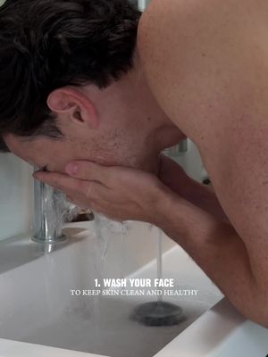 Step by step skincare routine for beginners! #mensskincare #skincareroutine  Product list: Cleanser - @Garnier  Vitamin C Serum & Sunscreen - @Dr.Althea US  Moisturiser - @NIVEA 