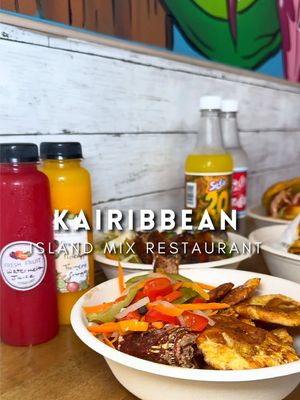 Now this TRUE GEM in Brooklyn 🇬🇾🇯🇲🇱🇨🇭🇹🇹🇹🇬🇩 @kairibbeanislandmix is a Caribbean restaurant located in Brooklyn, NY serving up some fire food! Just pick your protein & your sides, it’s giving Caribbean Chipotle 😛🔥 Overall this restaurant gets a SR Rating: A+! The food was sooooo flavorful and perfectly seasoned plus the service and staff are AMAZING! 🔥 They offer smoothies, fresh juices & $7 lunch specials weekdays!  Want to find out more? Check this out.  ✨$7 Lunch Specials  ⏰ Monday-Saturday (7am-10pm) 📍393 New Lots Ave, Brooklyn, NY  Definitely add this restaurant to your must try list and follow me for more restaurant recommendations in 📍NYC.  #caribbeantiktok #caribbeanfood #RestaurantReview #nycfoodie #eastnewyork 