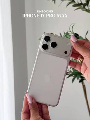 Unboxing the iPhone 17 Pro Max in Silver 🤍✨ #iphone17pro #iphone17promax 