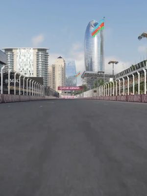 It's late. 50 laps deep into Time Trial, and yet, you know the next lap will be the one 🔒😼 If you have to pick which driver has put in the most sim hours before the #AzerbaijanGP weekend, who would it be? #F125