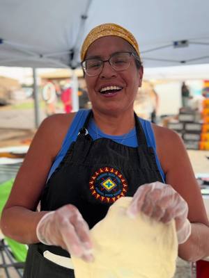 Straight from the Rez — a Native-owned business from the Rosebud Sioux Tribe — brought their authentic Indian tacos and a taste of Indigenous culinary tradition to the Parker County Sheriff’s Posse Ranch Rodeo in Weatherford, Texas. #indiantacos #ranchrodeo #cooking #indigenous  