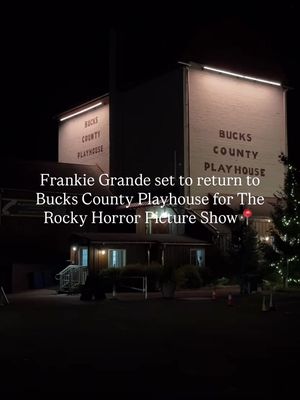 Have you heard?  Actor and producer @FrankieGrande will reprise his role as Dr. Frank-N-Furter when The Rocky Horror Show returns to the @theaterbcp in New Hope, running October 10–November 2. The cult favorite musical, written by Richard O’Brien, previously played the Playhouse in 2023 and 2024. - Follow for more #local events  #buckscounty #buckscountypa #panews #phillysuburbs   