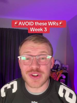 Avoid starting these WRs in Week 3 🚨 #fantasyfootball #nfl 