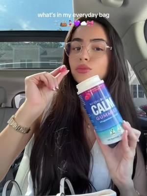 Our bag isn’t complete without our CALM Raspberry Lemon Gummies 💙👜 #naturalvitality #magnesium