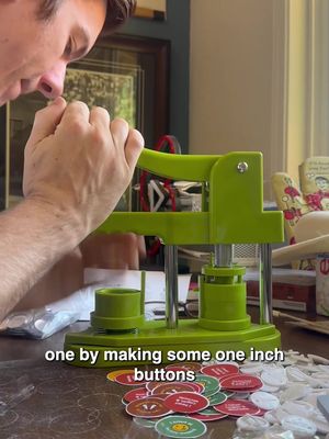 This $25 button maker from @Temu is pretty solid.