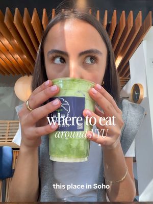 Ep. 2 of where to eat around nyu.  This spot is one of my favvv lunch spots. Decently affordable and always made fresh to order.  📍TOKUYAMATCHA & ONIGIRAZU BAR, 28 Grand St.  #nyc #nyu #collegestudent #onigirazu #onigirisandwich 
