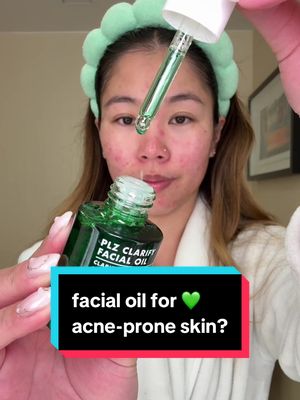 facial oil for acne-prone skin?! 👀 #elfPartner #elfSKIN #PLZClarifyFacialOil @e.l.f. Cosmetics 