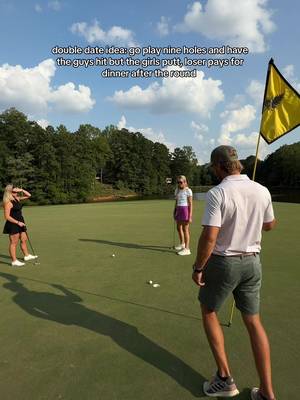 Watching wives putt may be the most entertaining thing you’ll see on the golf course… #golf #fyp #golftiktok 