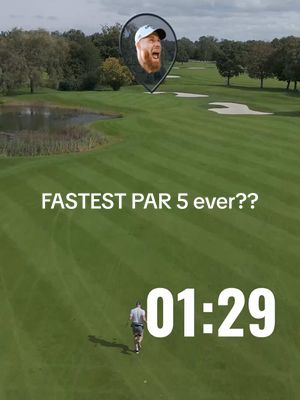 Can you beat my time for this Par 5? #golf 