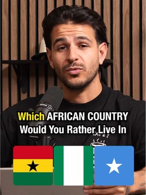Which African Country Would You Rather Live In? 🤔 #africa #nigeria #ghana