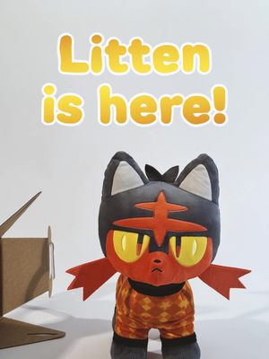 Litten is here! 🐾🔥 This Fire-type Pokémon is fired up to be our hottest new addition... Shop its bundle for Litten’s sounds and sleeper included. Links in bio! #buildabear #buildabearworkshop #littenpokemon #buildabeartiktok #pokemonplushie