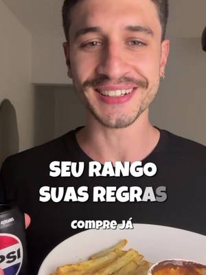 Amarguinho mesmo só quem não ousa numa receita dessas. Se joga. Seu rango, suas regras. PEPSI®️ BLACK